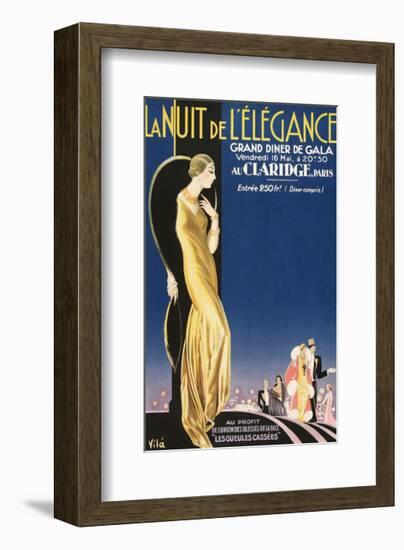 La Nuit de L'Elegance-Vintage Posters-Framed Giclee Print