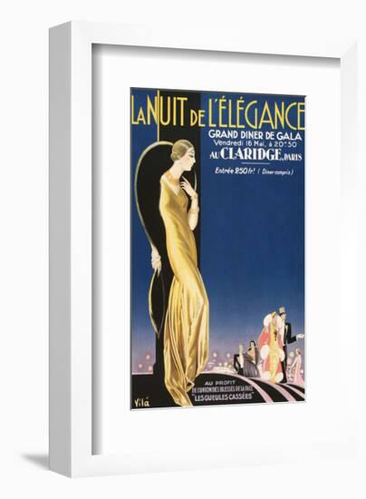 La Nuit de L'Elegance-Vintage Posters-Framed Giclee Print