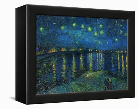 La nuit etoilee-Starry night, Arles 1888 Canvas R. F. 1975-19.-Vincent van Gogh-Framed Premier Image Canvas