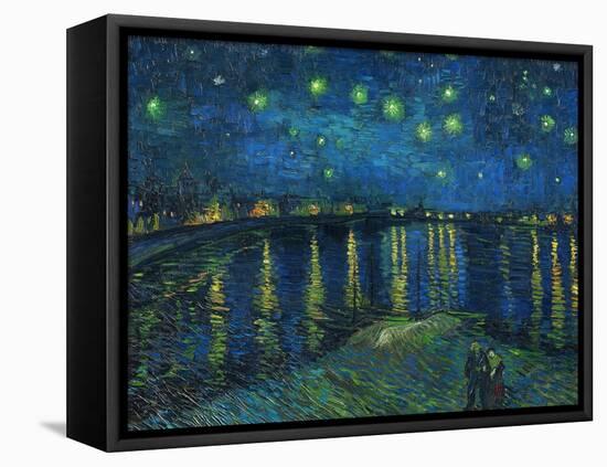 La nuit etoilee-Starry night, Arles 1888 Canvas R. F. 1975-19.-Vincent van Gogh-Framed Premier Image Canvas