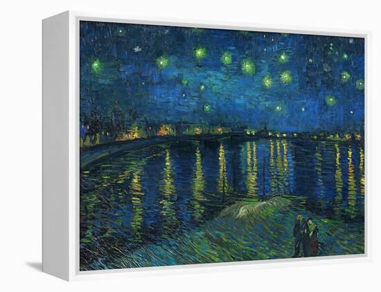 La nuit etoilee-Starry night, Arles 1888 Canvas R. F. 1975-19.-Vincent van Gogh-Framed Premier Image Canvas