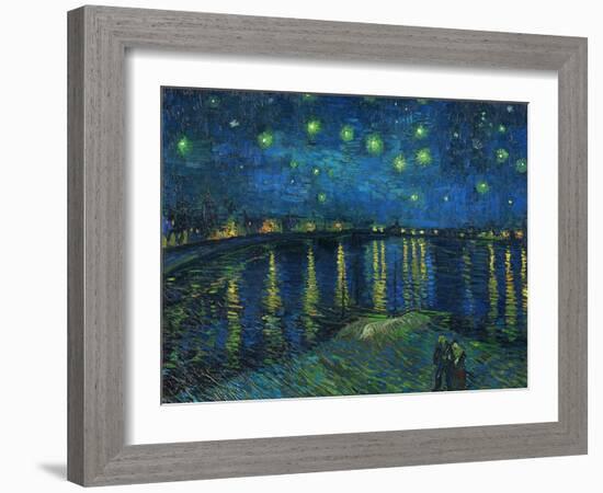 La nuit etoilee-Starry night, Arles 1888 Canvas R. F. 1975-19.-Vincent van Gogh-Framed Giclee Print