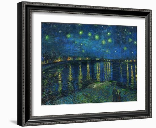 La nuit etoilee-Starry night, Arles 1888 Canvas R. F. 1975-19.-Vincent van Gogh-Framed Giclee Print