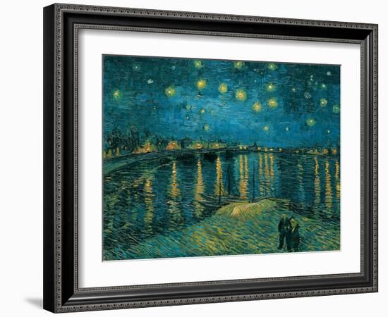 La nuit toile, Arles-Vincent Van Gogh-Framed Art Print