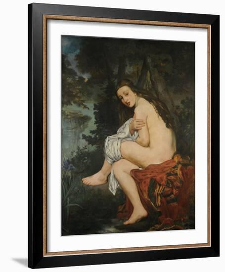 La Nymphe surprise, 1861-Edouard Manet-Framed Giclee Print