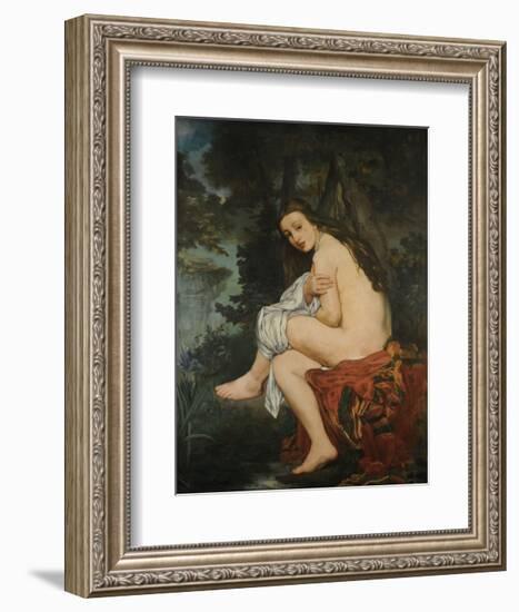 La Nymphe surprise, 1861-Edouard Manet-Framed Art Print