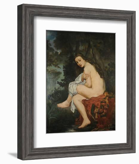 La Nymphe surprise, 1861-Edouard Manet-Framed Art Print