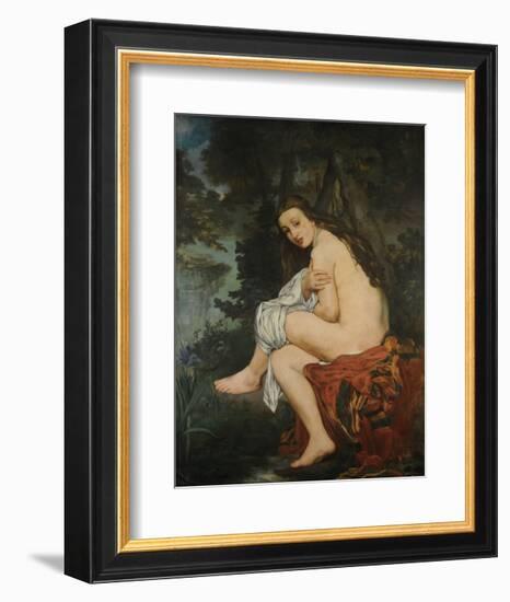 La Nymphe surprise, 1861-Edouard Manet-Framed Art Print