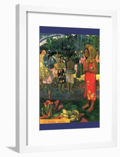 La Orana Maria-Paul Gauguin-Framed Art Print