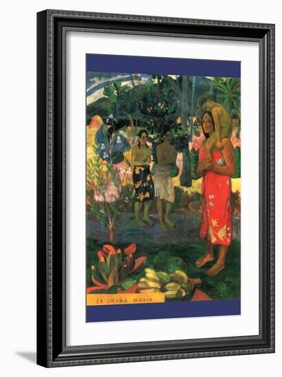 La Orana Maria-Paul Gauguin-Framed Art Print