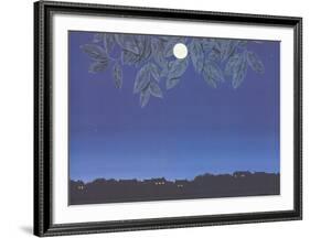 La Page Blanche-Rene Magritte-Framed Art Print