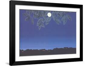 La Page Blanche-Rene Magritte-Framed Art Print