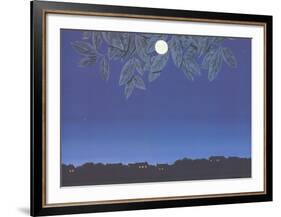 La Page Blanche-Rene Magritte-Framed Art Print