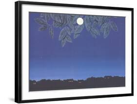La Page Blanche-Rene Magritte-Framed Art Print