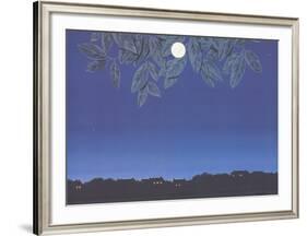 La Page Blanche-Rene Magritte-Framed Art Print