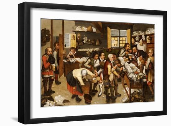 La Paiement Du Dime-Pieter Bruegel the Elder-Framed Giclee Print