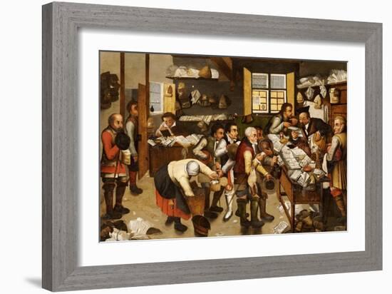 La Paiement Du Dime-Pieter Bruegel the Elder-Framed Giclee Print