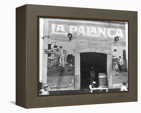 La Palanca (Pulqueria, Avenida Jesus Carranza), Mexico City, c.1927-Tina Modotti-Framed Premier Image Canvas