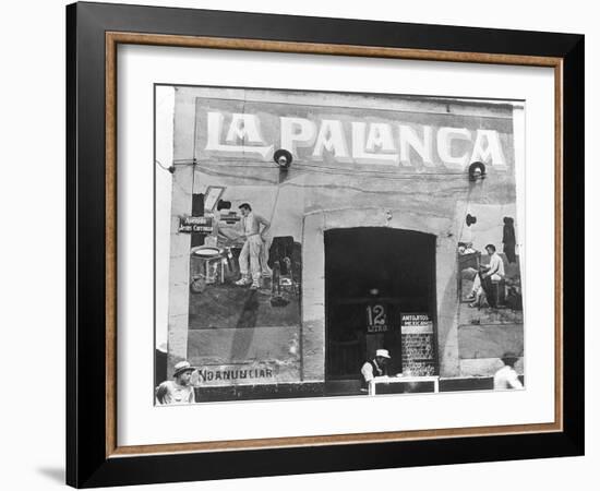 La Palanca (Pulqueria, Avenida Jesus Carranza), Mexico City, c.1927-Tina Modotti-Framed Giclee Print