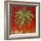 La Palma on Red I-Patricia Pinto-Framed Art Print