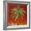 La Palma on Red I-Patricia Pinto-Framed Art Print