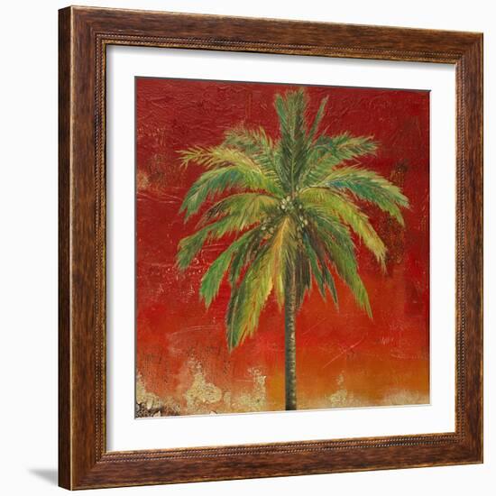 La Palma on Red I-Patricia Pinto-Framed Art Print