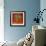 La Palma on Red I-Patricia Pinto-Framed Art Print displayed on a wall