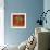 La Palma on Red I-Patricia Pinto-Framed Art Print displayed on a wall