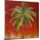 La Palma on Red I-Patricia Pinto-Mounted Art Print