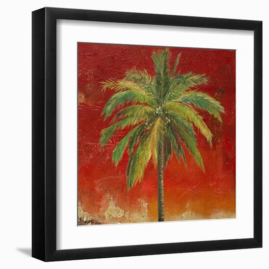 La Palma on Red I-Patricia Pinto-Framed Art Print
