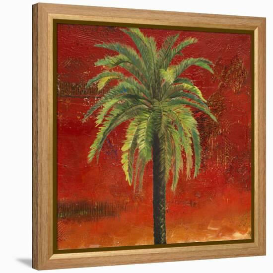 La Palma on Red III-Patricia Pinto-Framed Stretched Canvas