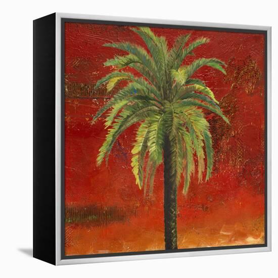 La Palma on Red III-Patricia Pinto-Framed Stretched Canvas