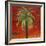 La Palma on Red III-Patricia Pinto-Framed Art Print