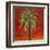 La Palma on Red III-Patricia Pinto-Framed Art Print