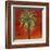 La Palma on Red III-Patricia Pinto-Framed Art Print