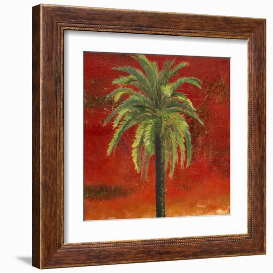 La Palma on Red III-Patricia Pinto-Framed Art Print