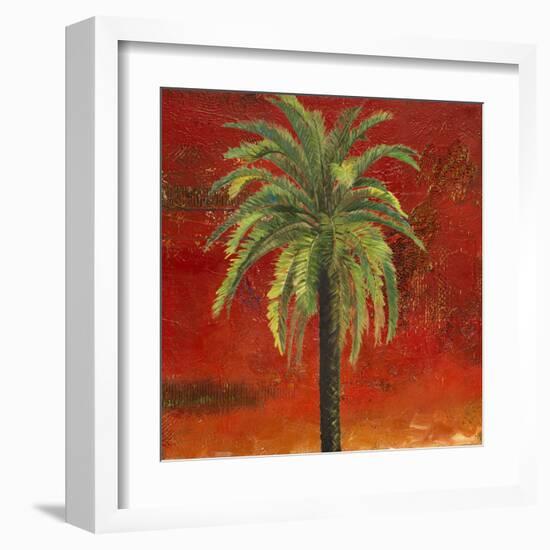 La Palma on Red III-Patricia Pinto-Framed Art Print