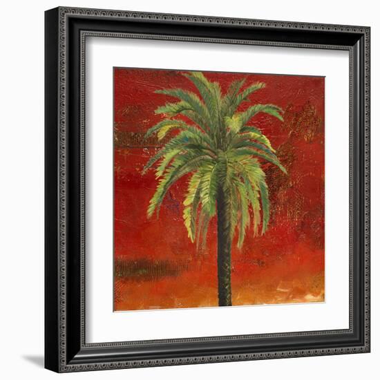 La Palma on Red III-Patricia Pinto-Framed Art Print