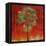 La Palma on Red IV-Patricia Pinto-Framed Stretched Canvas