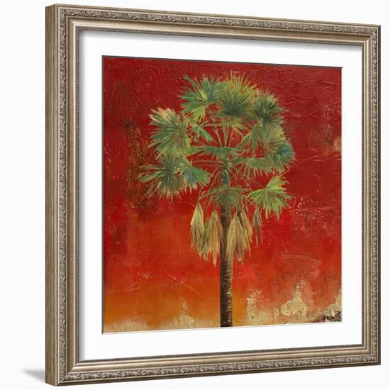 La Palma on Red IV-Patricia Pinto-Framed Art Print