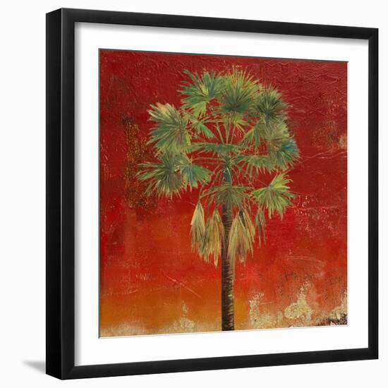 La Palma on Red IV-Patricia Pinto-Framed Art Print