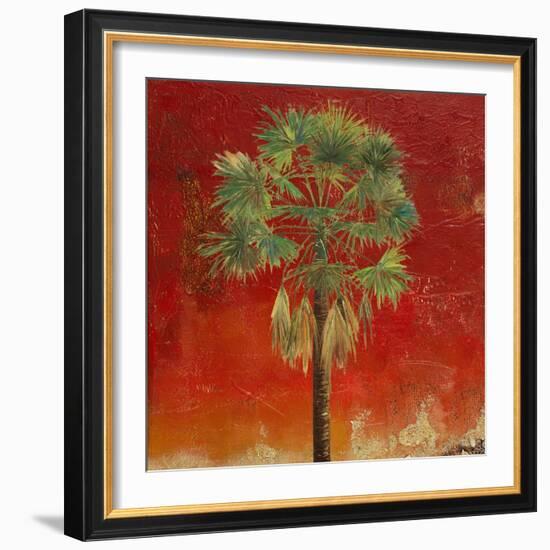 La Palma on Red IV-Patricia Pinto-Framed Art Print