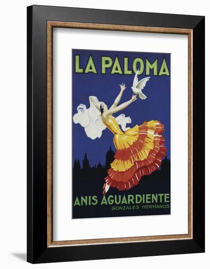 La Paloma-Vintage Poster-Framed Art Print