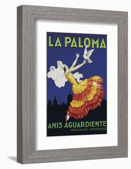 La Paloma-Vintage Poster-Framed Art Print