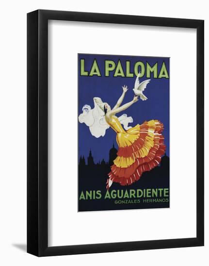 La Paloma-Vintage Poster-Framed Art Print