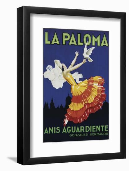 La Paloma-Vintage Poster-Framed Art Print