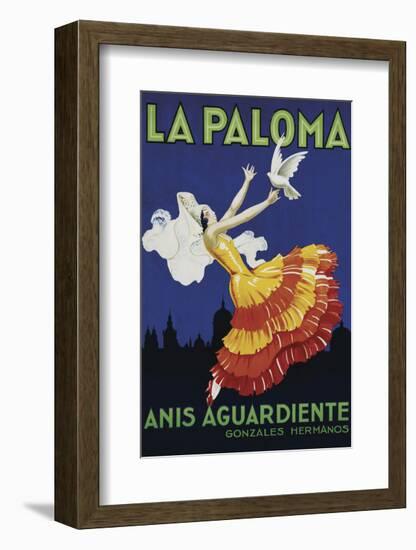 La Paloma-Vintage Poster-Framed Art Print