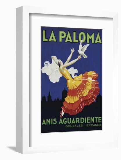 La Paloma-Vintage Poster-Framed Art Print