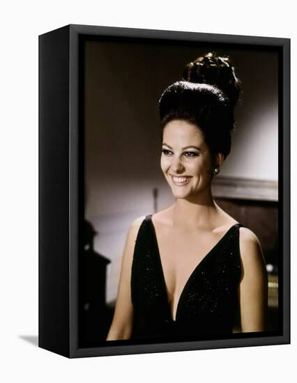 La Panthere Rose THE PINK PANTHER by BlakeEdwards with Claudia Cardinale, 1963 (photo)-null-Framed Stretched Canvas