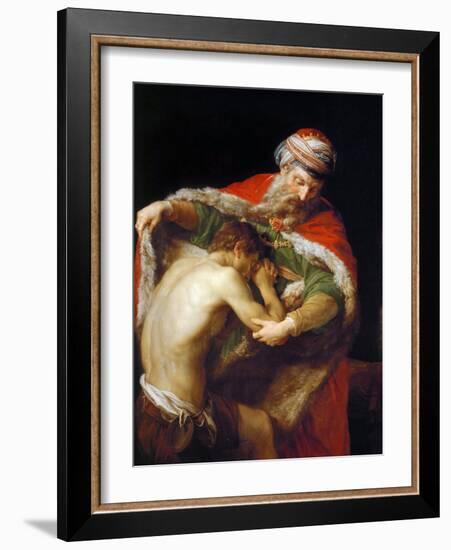La Parabole Du Fils Prodigue - the Parable of the Prodigal Son - Pompeo Girolamo Batoni (1708-1787)-Pompeo Girolamo Batoni-Framed Giclee Print